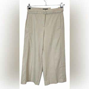 Ann Taylor The Belted Marina Wide Leg Pants sz 4